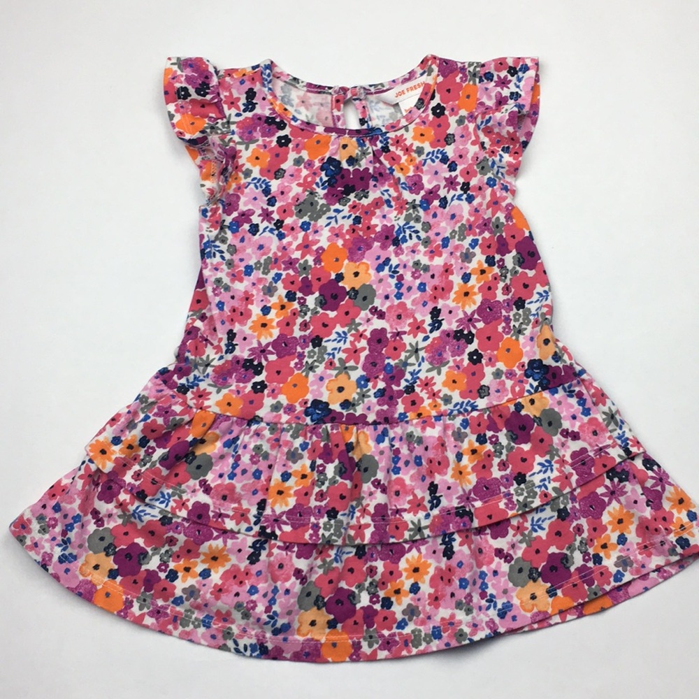JOE FRESH tiered sleeveless floral dress